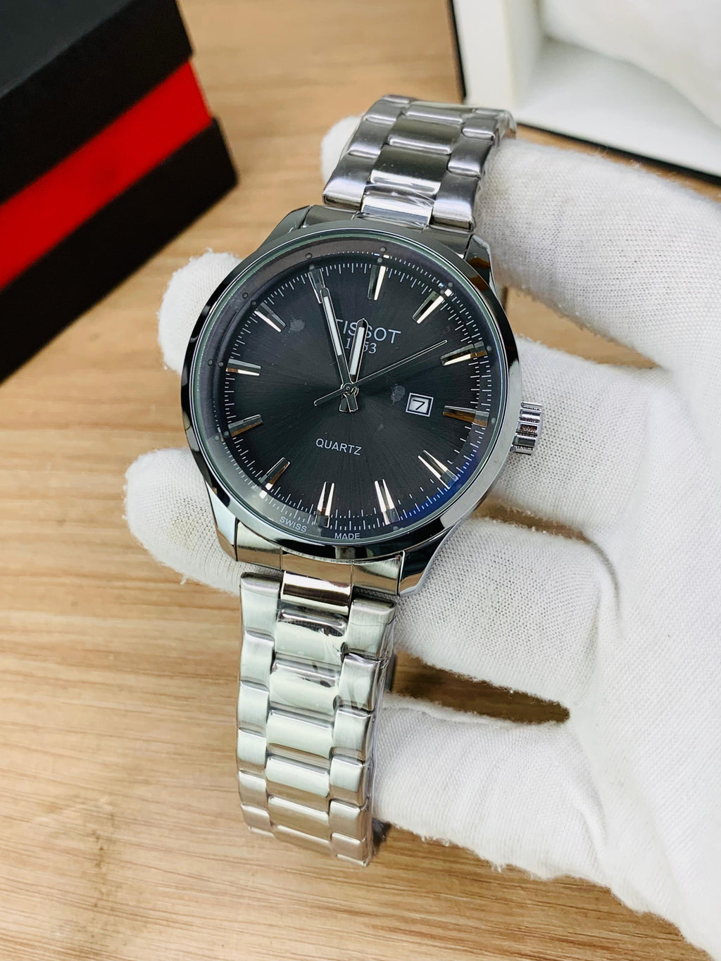 Tissot Silver Black Model